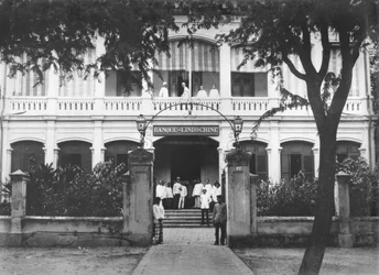 Bank of Indokina i Saigon, ca 1900